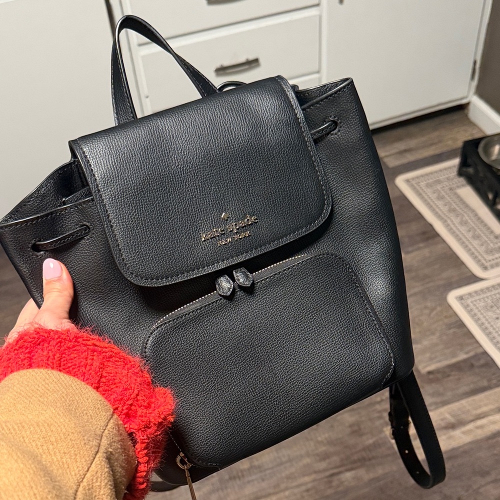 Kate Spade Midnight Black Backpack